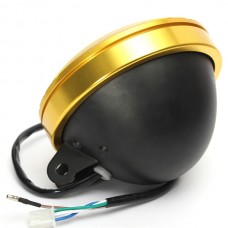 Faro Grigliato Oro Doppie Luci Moto Special Custom